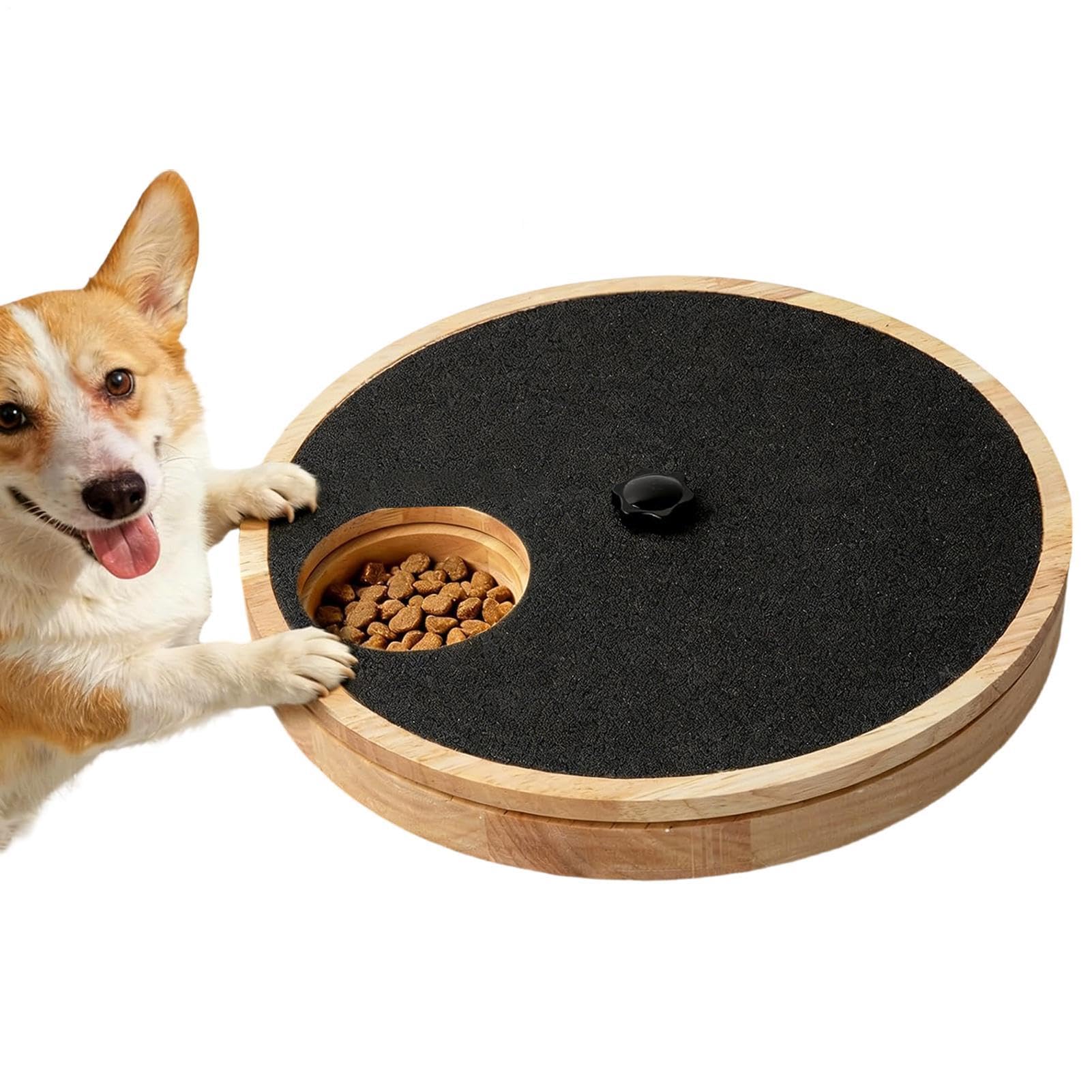 犬 爪とぎ 爪磨き 丸型 木製 ドッグスクラッチボード 爪世話をする 剪断応力取り止める 手あそび お兄ちゃん隠し付き添い人 回る 360度回転させる お兄ちゃん入れ ほっつき歩く 世話をする装置 室内犬 小型犬 中型犬 大型犬 愛玩動物装置