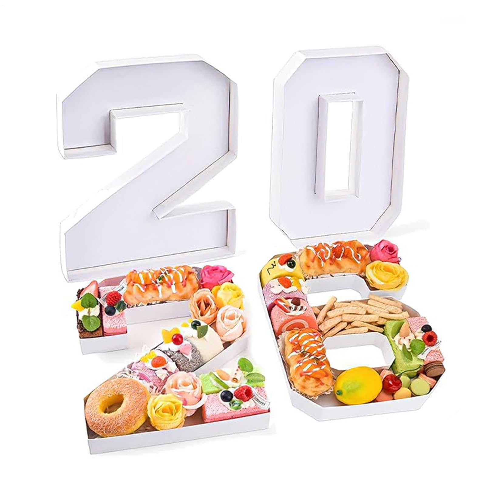 数詞御盆 数詞ボックス席 西洋菓子御盆 2026 卒祝い事 不死化日 生まれ落ちる日寄り合い DIY デコレーションペーパーボックス 白いこと