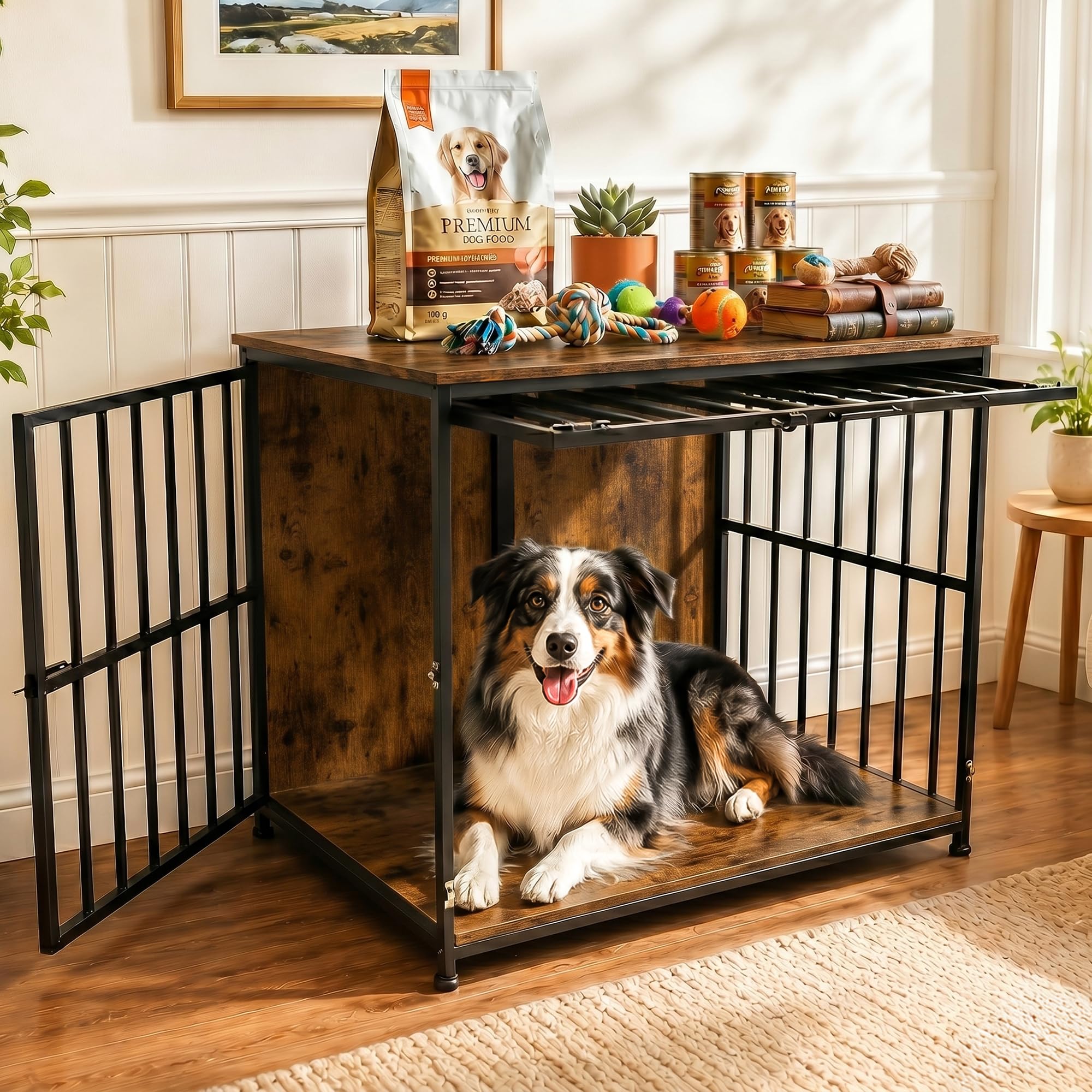 犬用伏せ籠 屋内用 木製 愛玩動物住み家 犬掘っ立て小屋 家具調 クレート 倶楽部 中型犬 小型犬 今めかしい 多役立つこと 挙げ句の果て速見表 サイドテーブル 牢固たる ダブル部屋の入り口 精神的な統合式