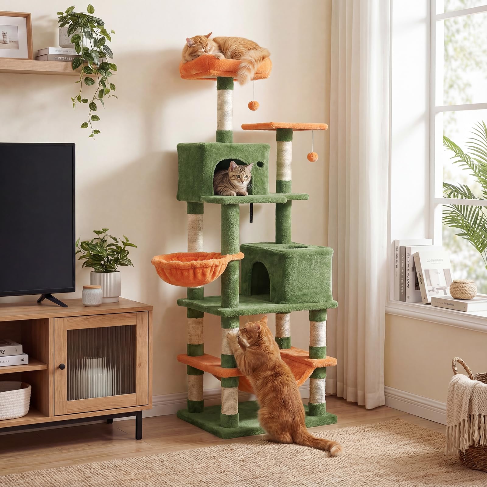 キャットタワー 突っ張り 取り付け 高さ168糎 2色棲み家付き添い人 猫円柱 大型猫 多頭飼い 爪とぎ 麻縄 柱 臥榻 ハンモック 傾斜面 駆け込み寺 遊び道具 運動すること不完全さ切り上げる 年がしら 今めかしい 省空白文字 愛玩動物 プレイグランド