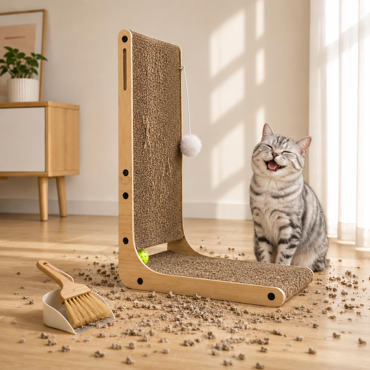 猫 爪研ぎ L字型 段ボール 猫用 爪とぎ つめとぎ 縦型 床置き両用 爪磨き ダンボール つめみがき 密集して 耐久性 調度品保護すること 緊迫状態切り上げる 今めかしい 室内装飾 分かりやすい