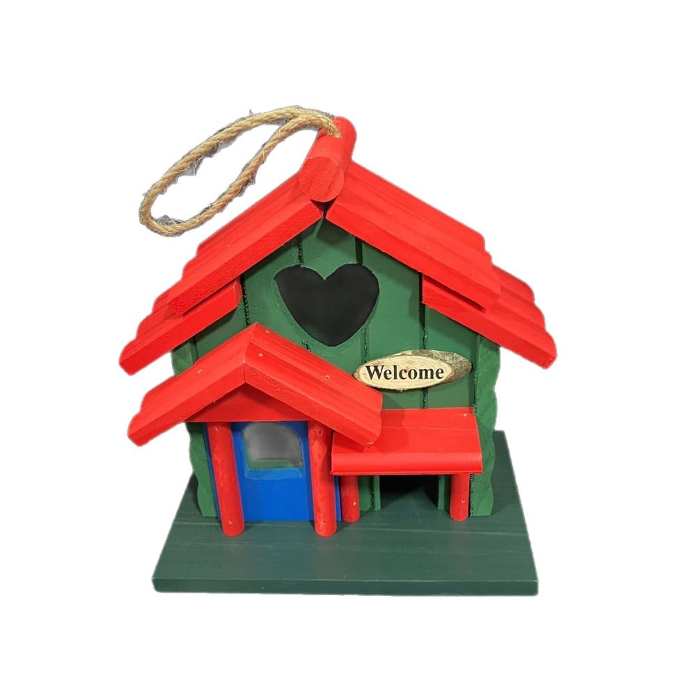 屋外の鳥の巣の装飾、風景の無垢材のバルコニー庭の庭の装飾品。｜アピネス