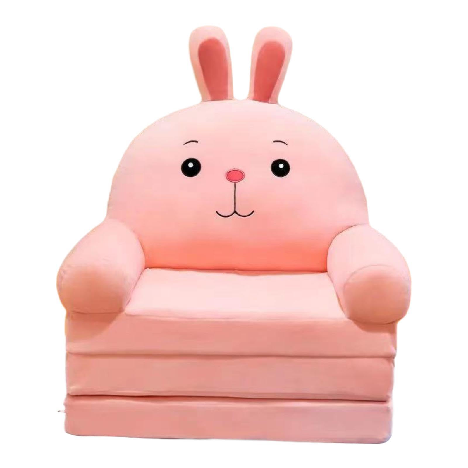 子供用折りたたみソファベッドアームチェアコンバーチブルカウチリビングルーム用, ピンク｜アピネス