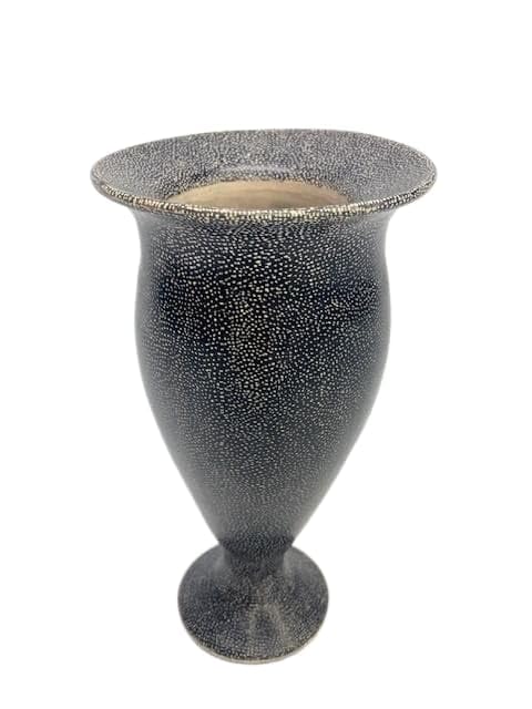 エスニック ドット柄 花瓶 陶器 フラワーベース アンティーク調 オブジェ 壺｜アピネス
