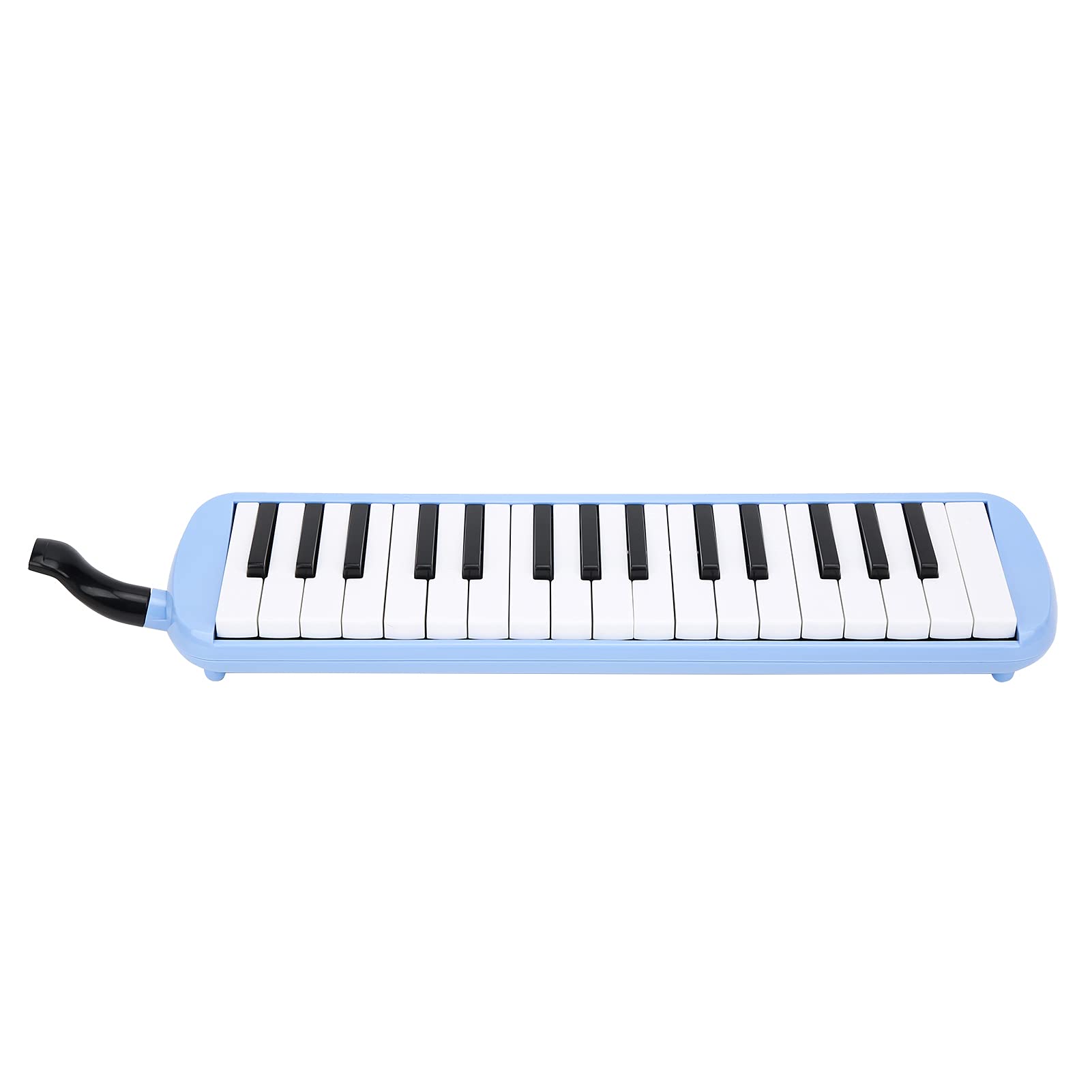 メロディカ 32鍵ワインド ブラック&;ホワイトキーボード楽器 初心者向け音楽トレーニングキット 環境に優しい素材で安全 42.5 10.5 4.3 ブルー|アピネス