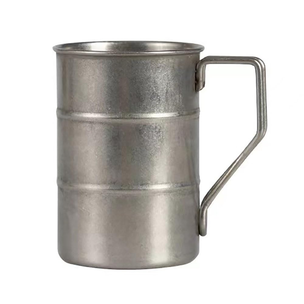 2 個セット ハンドル ビールカップ 304 ステンレス鋼 ティーカップ コーヒーカップ マグ タンバー ドリンクマグ 350 ティーカップ 水、ミルク、ジュース、紅茶、シャンパン、ワインなど用 (シルバー)|アピネス