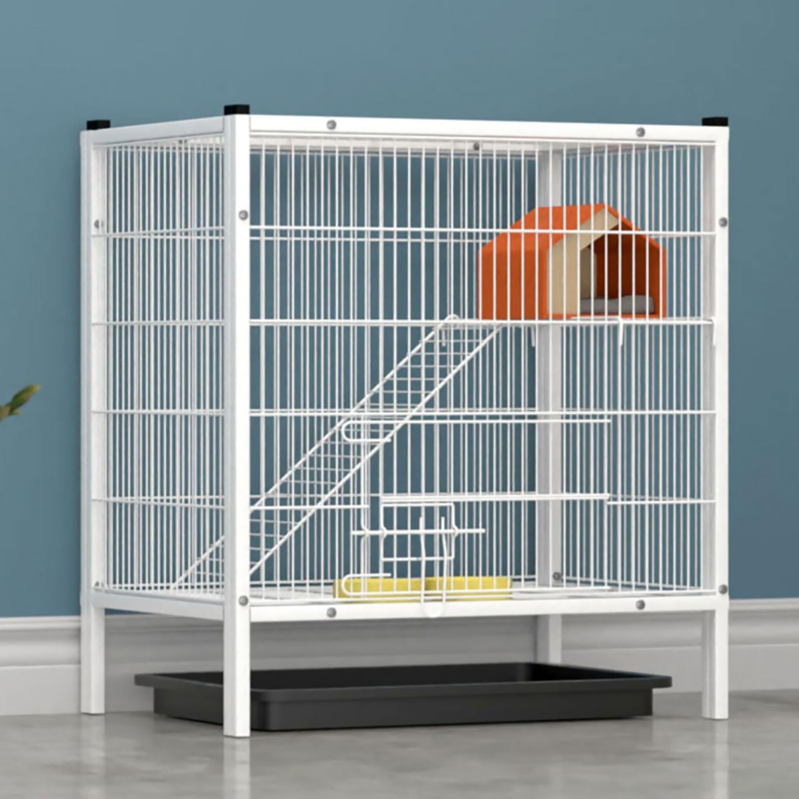 鳥かご オウム セキセイインコ用 取り外し可能なトレイ付き カナリア セキセイインコ オカメインコ ラブバード フィンチ 小型オウム セキセイインコ 旅行用鳥かご 553860｜アピネス