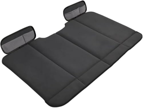 車用折りたたみベッド ポータブルカー後部座席マットレス 防水耐摩耗 カー旅行・お昼寝・防災用品 アウトドアキャンプ兼用 車中泊 (130*80,ブラック)｜アピネス