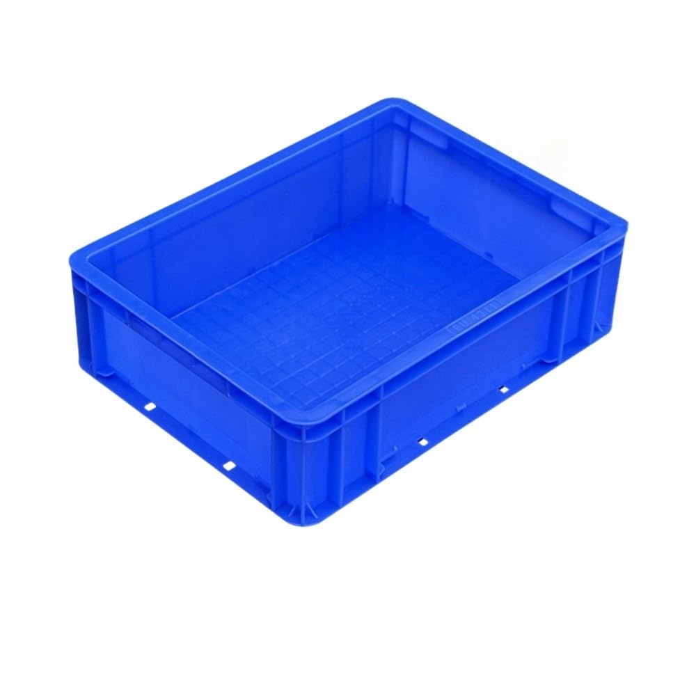 プラスチックターンオーバーボックス ボックスパーツボックスハードウェアアクセサリー厚手カバーフレームブルーボックス (400*300*120)|アピネス