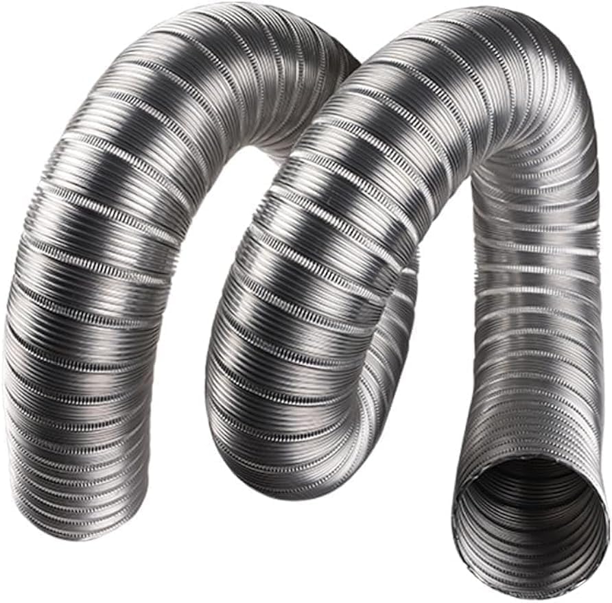 アルミダクト フレキエアー耐熱 防水 φ50-300 蛇腹式換気パイプ 100%アルミ製 長さ2 3 収納型フレキシブル 排気ホース 送風機用 軽くて簡単に曲げられます 伸縮自在 換気用 (長さ3メートル,内径180)|アピネス