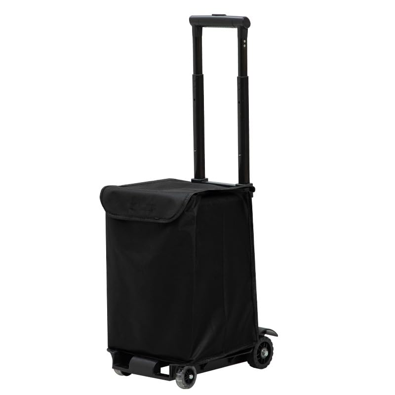携帯可能な折り畳み可能な小型トラック多機能野菜車は車輪付き耐摩耗性折り畳み可能な野菜車スーパー野菜車は快適で静かである (2つの車輪 + バッグ) []｜アピネス