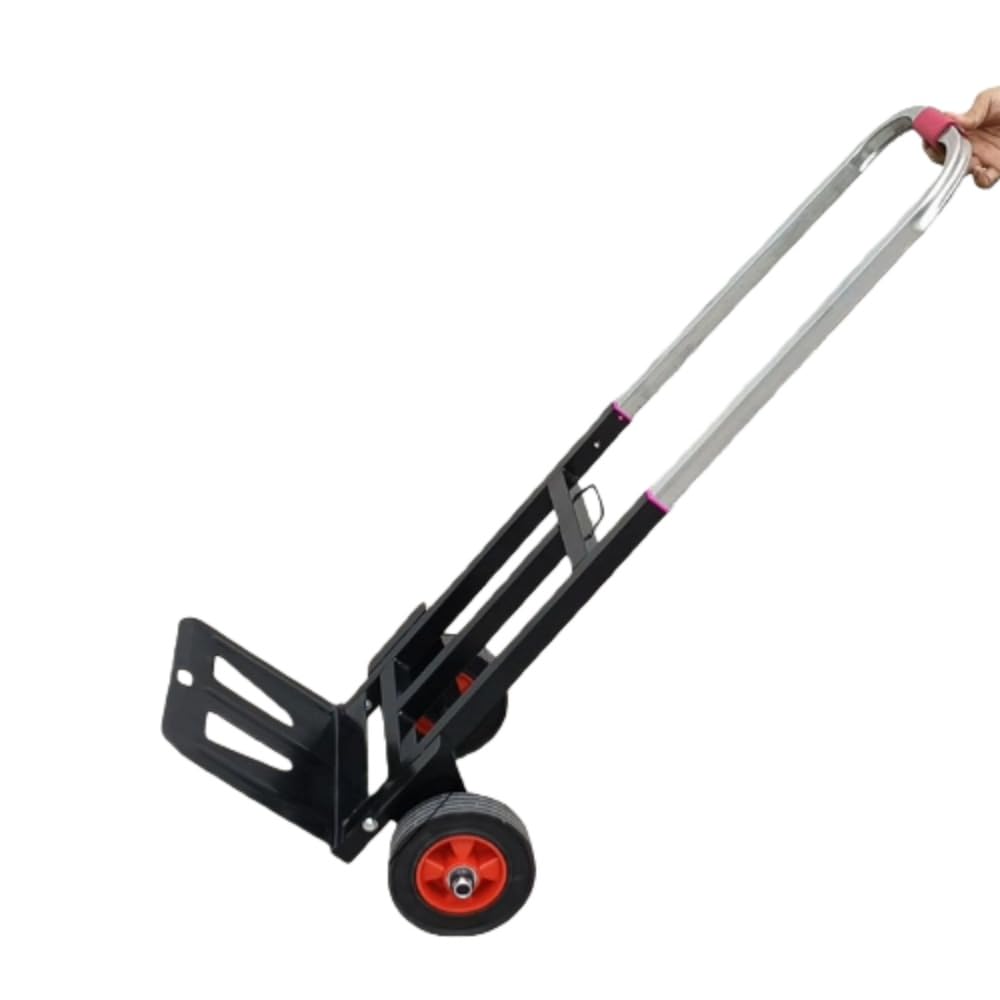 キャリーカート ハンドトラック ショッピングカート 折りたたみ 折り畳み 固定ロープ付 防災用 運搬用具 多機能台車 持ち運び便利 省スペース 家庭用 業務用 (ブラック/22) (18,ブラック)｜アピネス