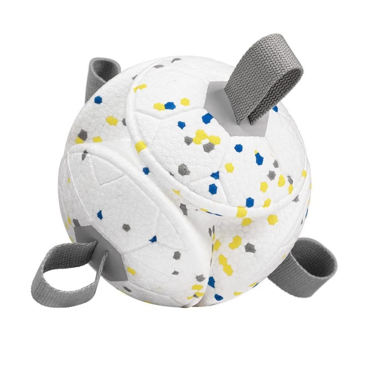 アウトドアインタラクティブトレーニング用のソリッドボールは、歯ぎしりして噛み、退屈を和らげ、投げ、転がし、遊びやすく、跳ね返り、エネルギーを解放し、歯を強化し、ペットの感情を高めます。 (ホワイト,直径15 )｜アピネス 9,944円