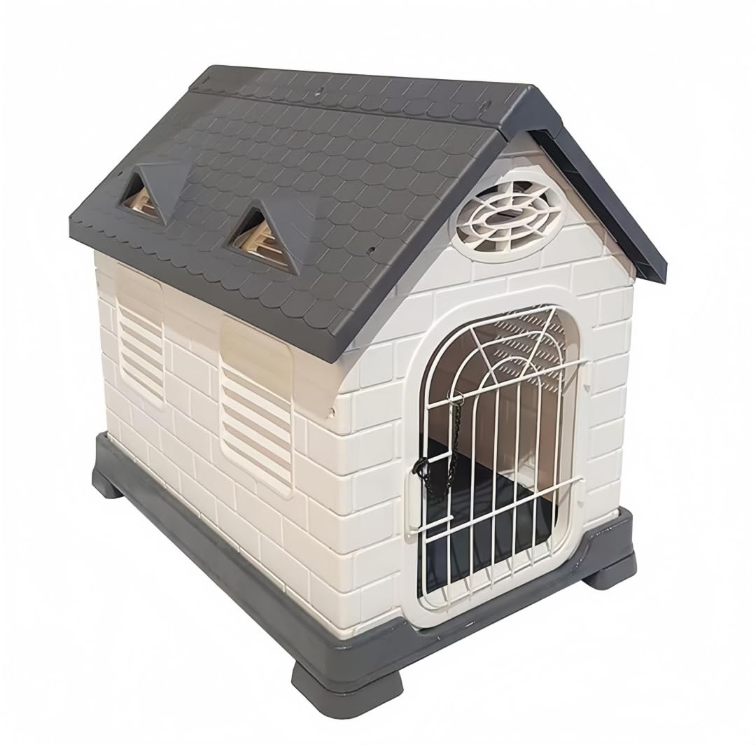 犬小屋、ペットハウス、屋外と屋内、日光と雨に耐性、取り外し可能と洗濯可能、小型と中型の犬に適しています ペットハウス 犬小屋 日よけ 防雨 屋内外兼用 犬ケージ 取り外し可能 犬小屋 (ベージュ)|アピネス
