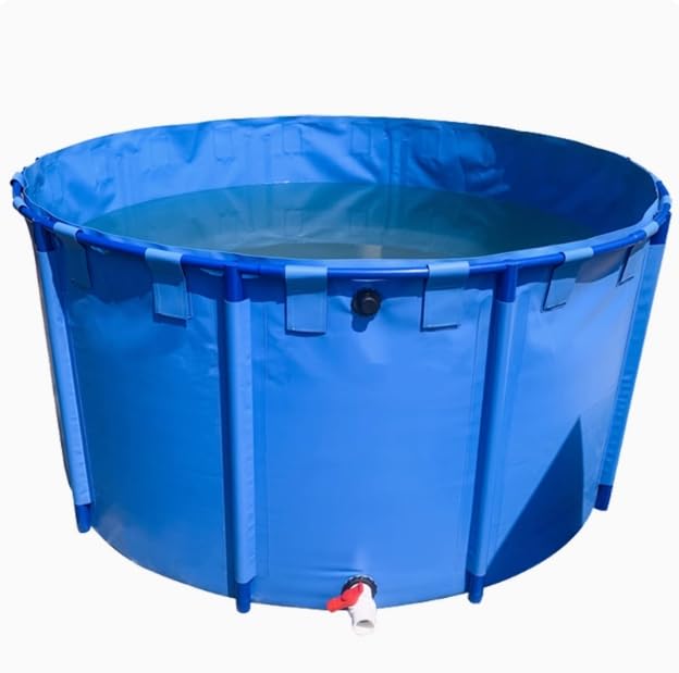 大型水槽 水槽キットラウンド キャンバス 養魚池26095≈5000スプライスしやすい接続 海産物養殖にも最適 安全性確保 魚のいる池としてだけでなく子供用プール 水槽 鯉の飼育に 農業用 設置が簡単 (12060≈700)|アピネス
