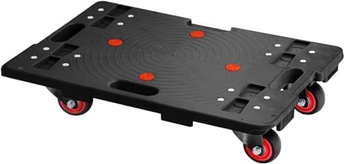 平台車 連結 2台セット 40&times;60 耐荷重 150 運搬用 業務用 家庭用台車 ブラック []｜アピネス