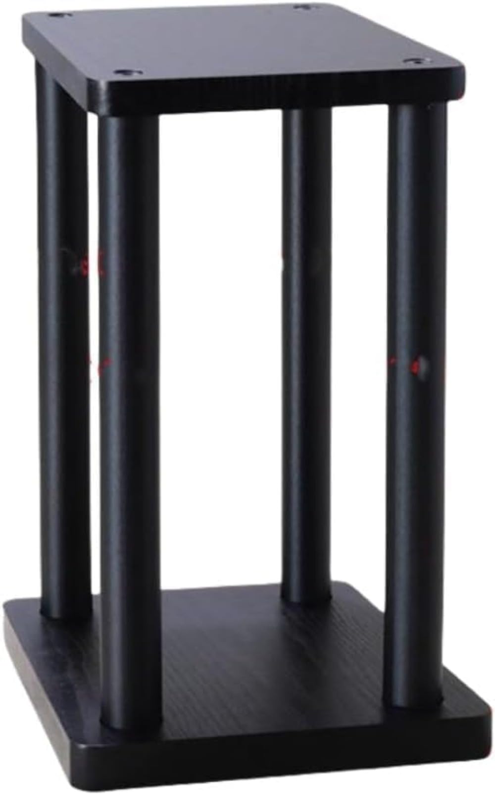 サラウンドスピーカースタンド フロア型 無垢材 スピーカー台 滑り止め 耐久スチール構造 卓上・ブックシェルフ用 スタジオモニター対応 オーディオ (60,)｜アピネス