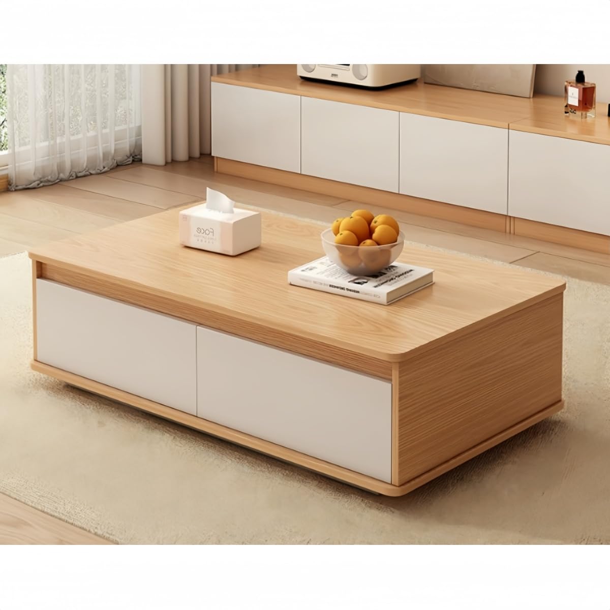 センターテーブル ローテーブル コーヒーテーブル 120×60×37 / 140×60×37 選べる2サイズ ガラス天板 ガラスローテーブル 大きめ 収納棚付き 座卓 リビングテーブル こたつ代わりに|アピネス
