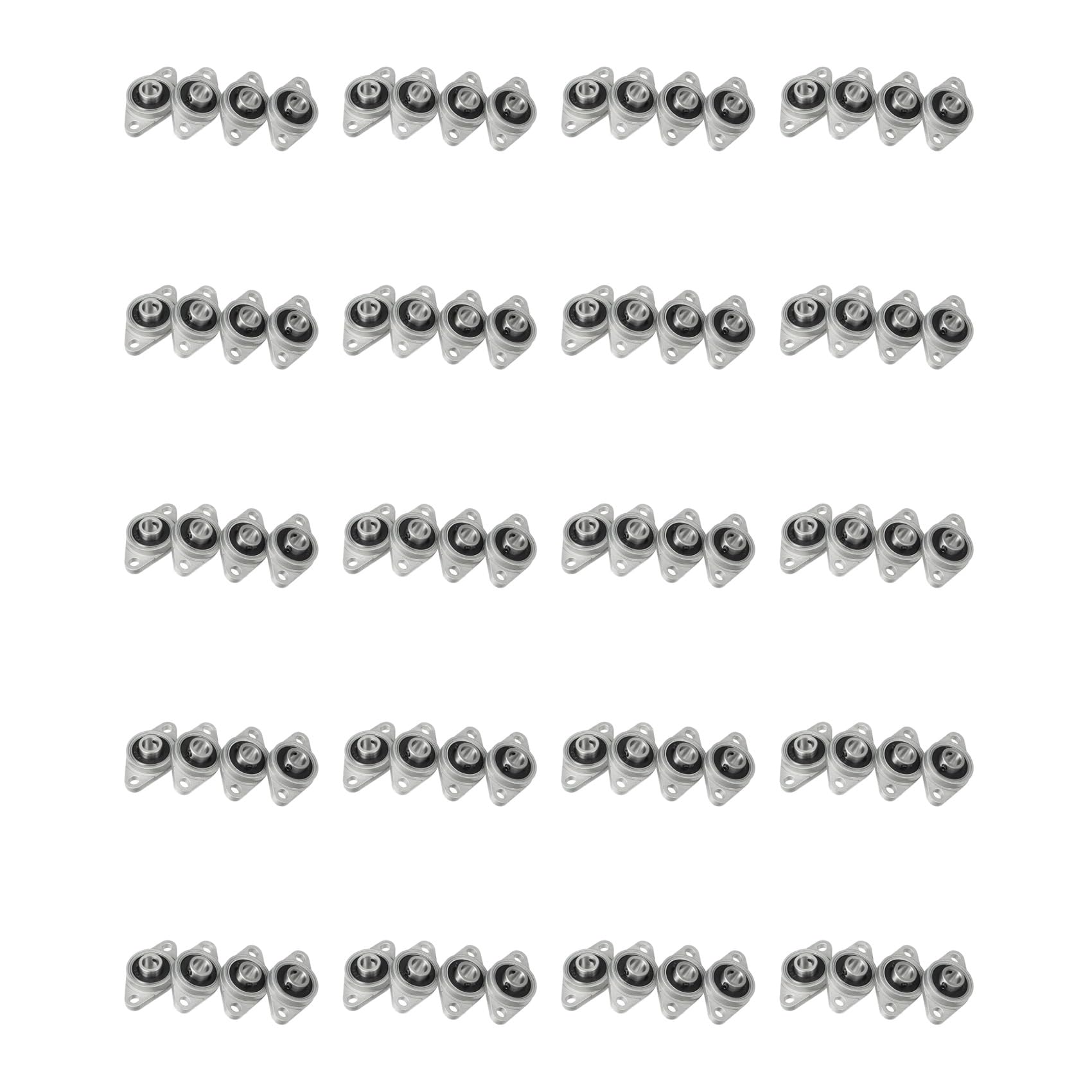 80個08ピローブロックベアリング8穴径亜鉛合金菱形フランジベアリングに適用|アピネス