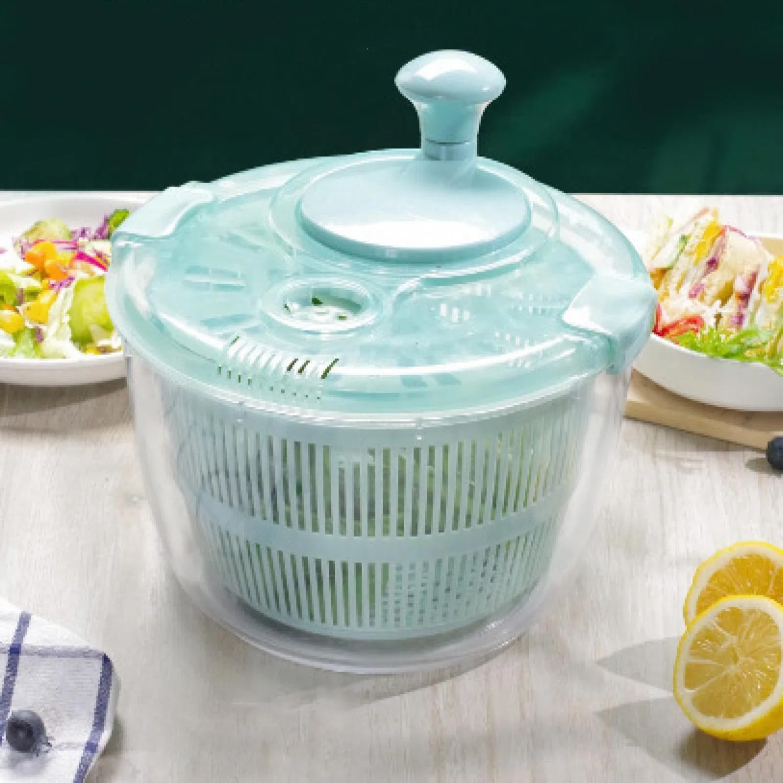 野菜洗浄脱水機、家庭用フルーツサラダ脱水機、キッチン多機能野菜洗浄・水切りバスケット、プレス式野菜洗浄機脱水機｜アピネス