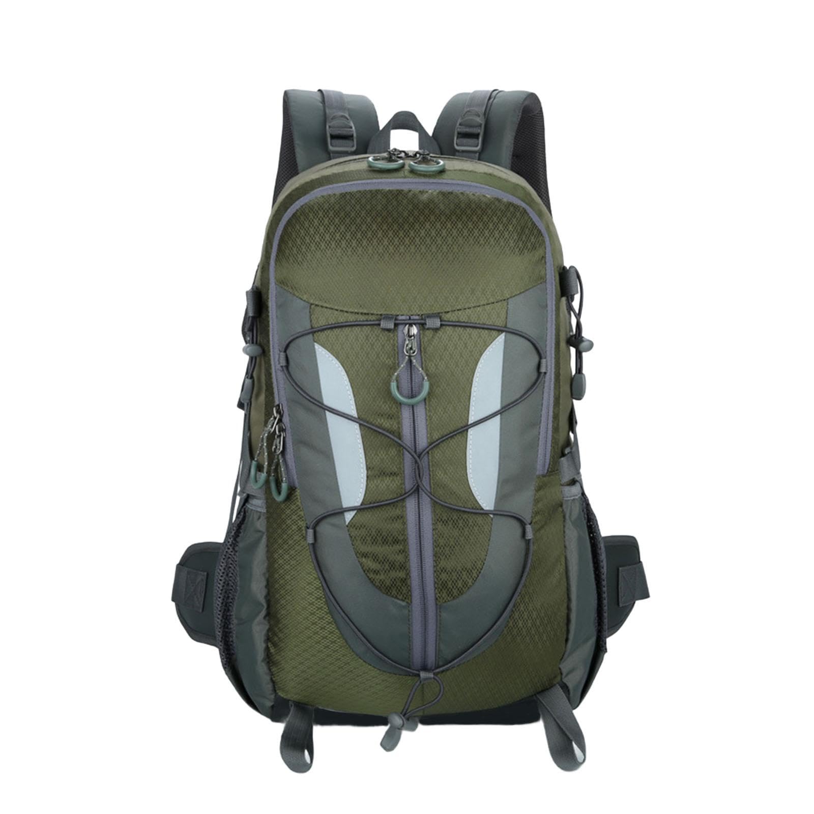 [] ハイキングバックパック 大型ノートパソコン用バックパック 30 ランニング ハンティング 登山 グリーン｜アピネス