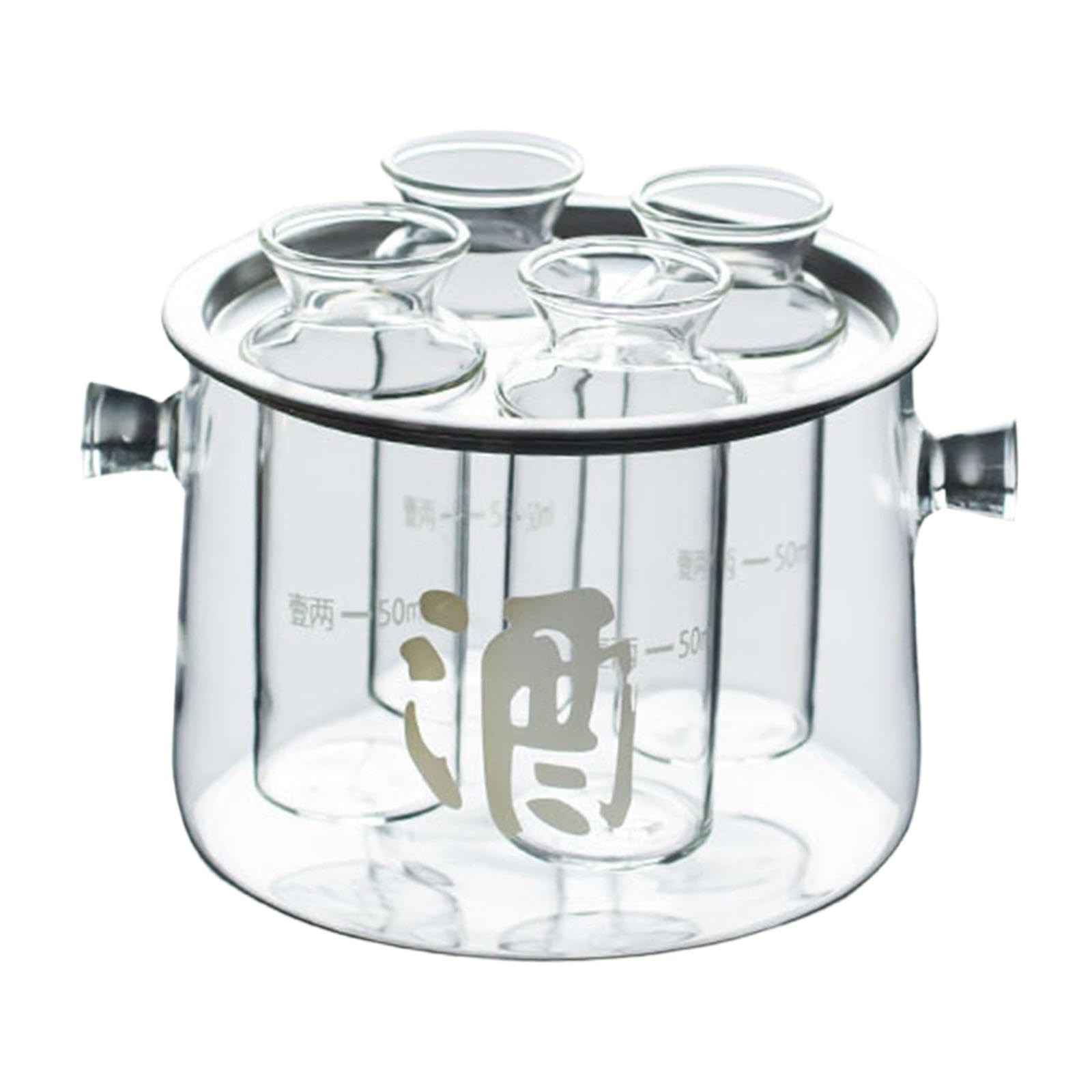 ガラスの酒器セット ギフト ユニークな酒器 透明 ホテル レストラン 自宅用|アピネス