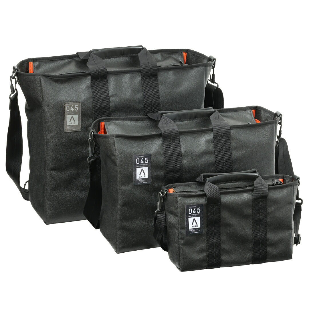 ジムニー アクセサリー バッグ【アピオ Utility Carrying Bag ( Black ) / ユーティリティーキャリーバッグ（横浜帆布鞄）】丈夫 で 耐久性 が 高い 型崩れ しにくい 帆布 鞄 雨 汚れ 水 にも 強い 手作り 安心 の 国内製造 日本製 Made in Japan