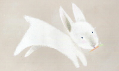 楽天市場】土田穣 絵画・アート(版画額装品)/ピンクの花/ウサギ