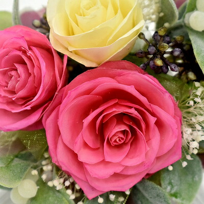 母の日 結婚式 誕生日 プレゼントにボトルフラワー14角ガラス ミックス Napierprison Com