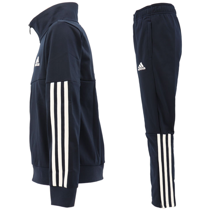 ジュニア ジャージ 上下セット キッズ 130 160cm 子供服 アディダス Adidas Yb Team Trucksuit Set スポーツウェア トラックスーツ ネイビー 紺 男の子 女の子 運動 上下組 セットアップ Jkv26 Gm13 Csecully Fr