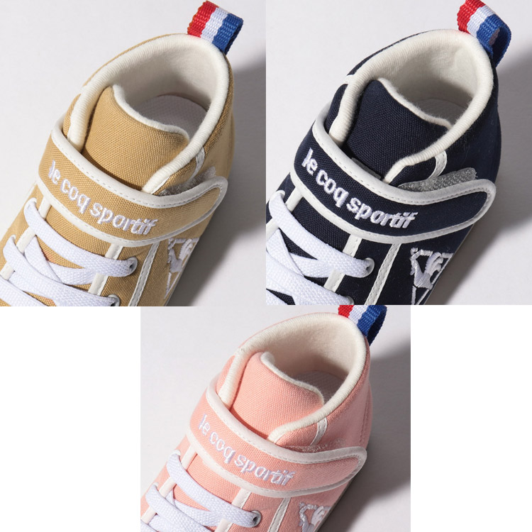 ベビーシューズキッズスニーカー13-15.5cm子供靴/ルコックlecoqsportifサンレモCV2/ファーストシューズ子ども男の子女の子幼児かわいい運動靴SAMREMOCV2くつ/QL5TJC01