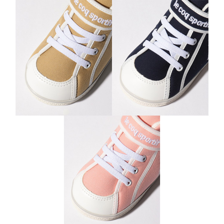 ベビーシューズキッズスニーカー13-15.5cm子供靴/ルコックlecoqsportifサンレモCV2/ファーストシューズ子ども男の子女の子幼児かわいい運動靴SAMREMOCV2くつ/QL5TJC01