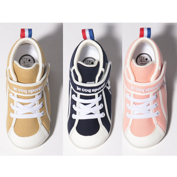 ベビーシューズキッズスニーカー13-15.5cm子供靴/ルコックlecoqsportifサンレモCV2/ファーストシューズ子ども男の子女の子幼児かわいい運動靴SAMREMOCV2くつ/QL5TJC01