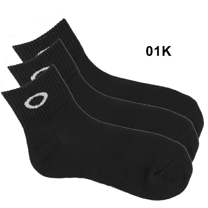 靴下 3足組 SOCKS オークリー 3P ソックス メンズ 3足セット OAKLEY