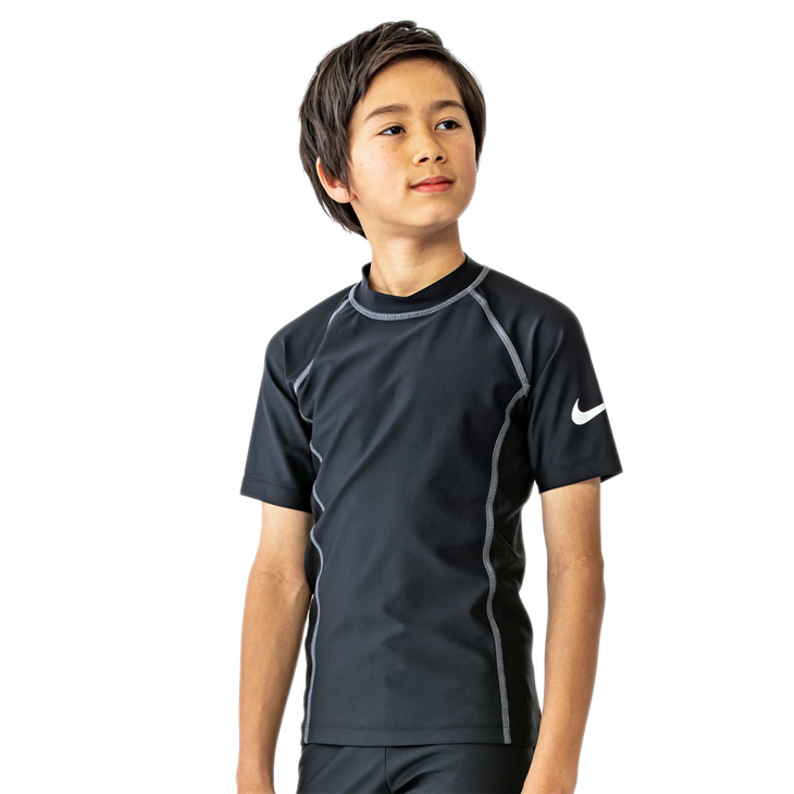 楽天市場】ナイキ キッズ ラッシュガード 半袖 ジュニア 男の子 NIKE