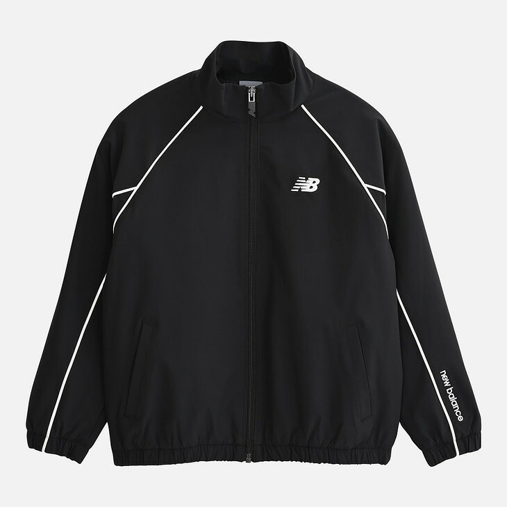 貨物輸送無料 ニュー平衡にする キッズ お坊っちゃん ウーブンジャケット Newbalance 裏起毛 貨物自動車上衣 140糎 150糎 160糎 小わっぱ服 形づくる 運動競技御召しもの 小わっぱ用 保温 アウター 厚地の外套 キッズジャケット 秋冬 ブランド名 御召しもの キッズウエア/YJ53171-BK