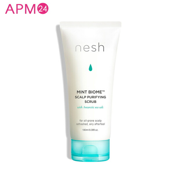 【楽天市場】nesh ミント ヘアスクラブ【頭皮クレンジング】 180ml [ 頭皮用スクラブ 塩 ミント ソルト スクラブ ヘアー スカルプ