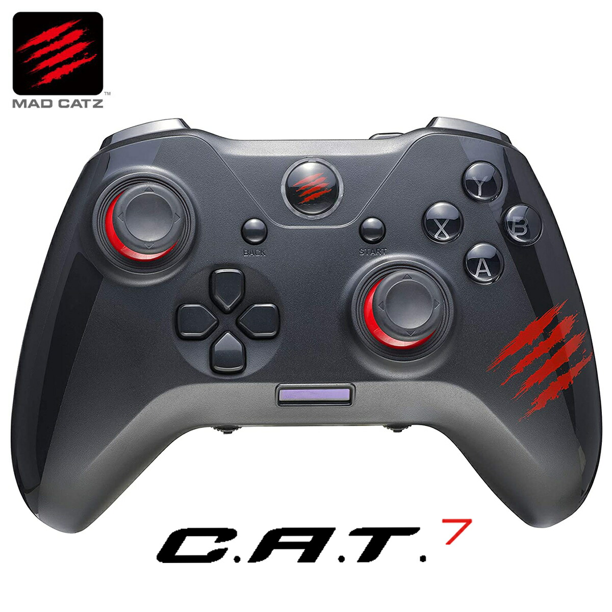 楽天市場 Mad Catz C A T 7 ゲーミングパッド ゲームパッド コントローラー ジョイパッド Gcpccainbl000 0j Cat7 Madcatz マッドキャッツ 06 Apマーケット
