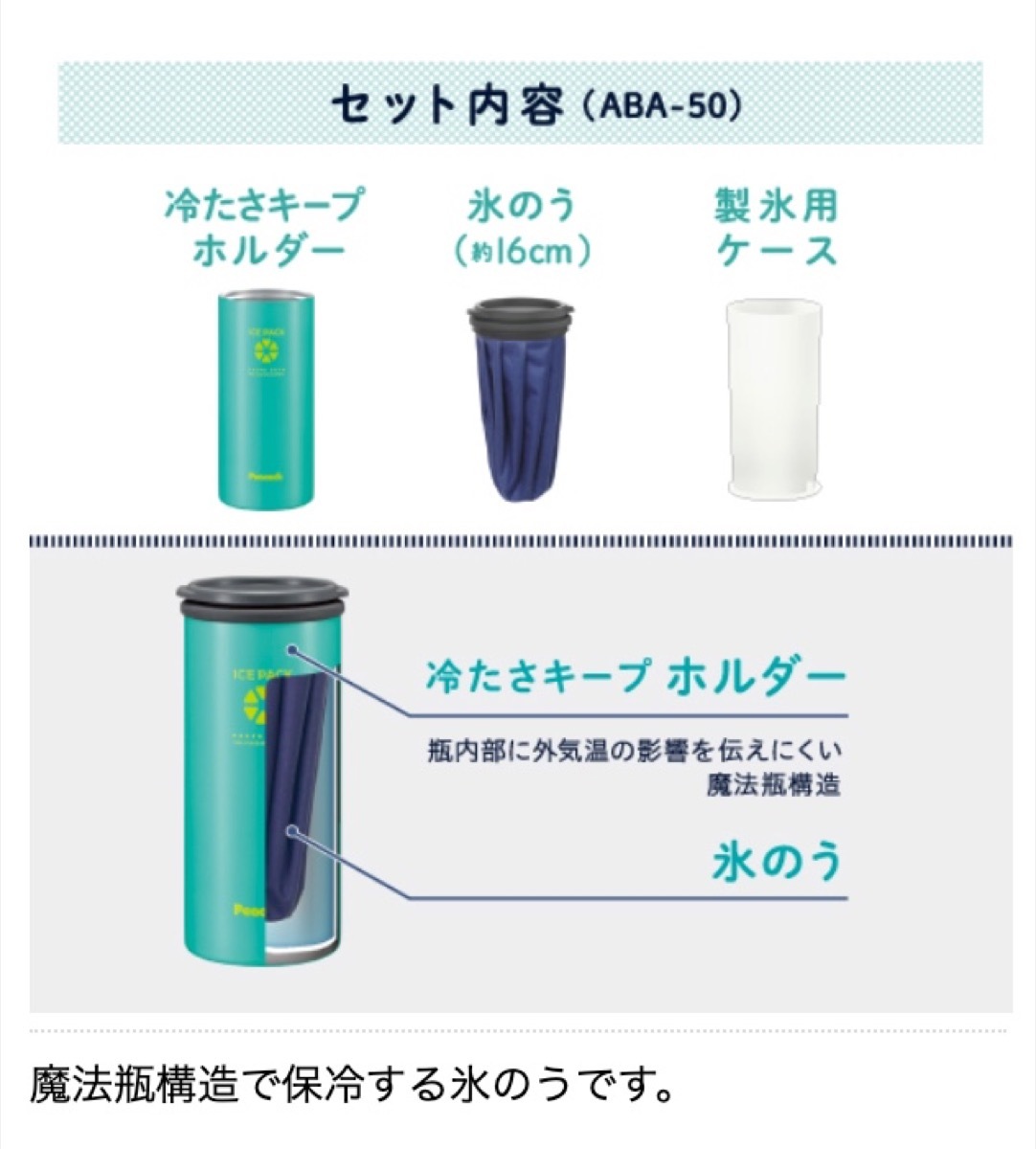 【楽天市場】Peacock 氷のう アイスパック 冷たさキープホルダー付き 0.5L アウトドア スポーツ キャンプ 登山 部活 クラブ活動