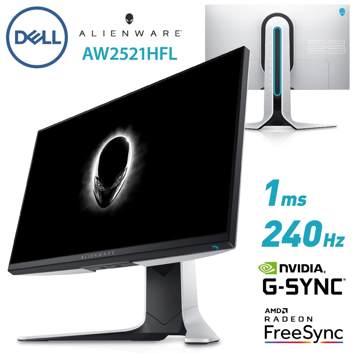 【楽天市場】Dell AW2521HFL ALIENWARE 24.5インチ ゲーミングモニター FPS向き フルHD IPS 非光沢 DP