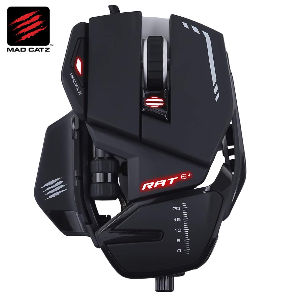 【楽天市場】Mad Catz R.A.T. 4+ 9ボタン 有線 ゲーミング マウス