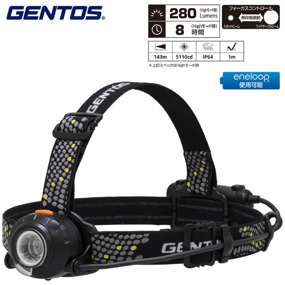 楽天市場 Gentos Hlp 1803 ヘッドウォーズ Led ヘッドライト ヘッドランプ 単3形電池3本使用 Ansi規格準拠 明るさ 280ルーメン 実用点灯8時間 後部認識灯 防災 ジェントス F Apマーケット