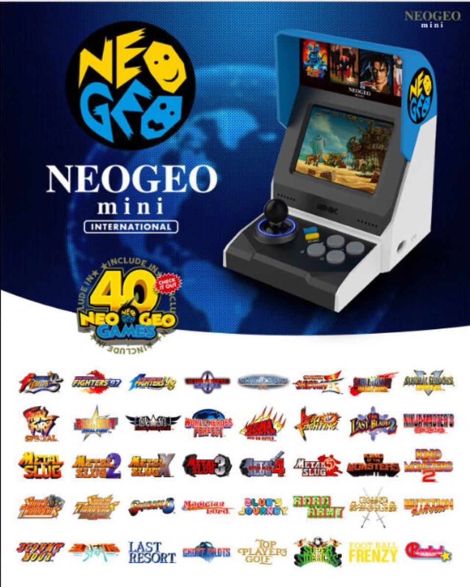 【楽天市場】NEOGEO mini International インターナショナル版 海外版 ネオジオ ミニ 40タイトル SNK (SG