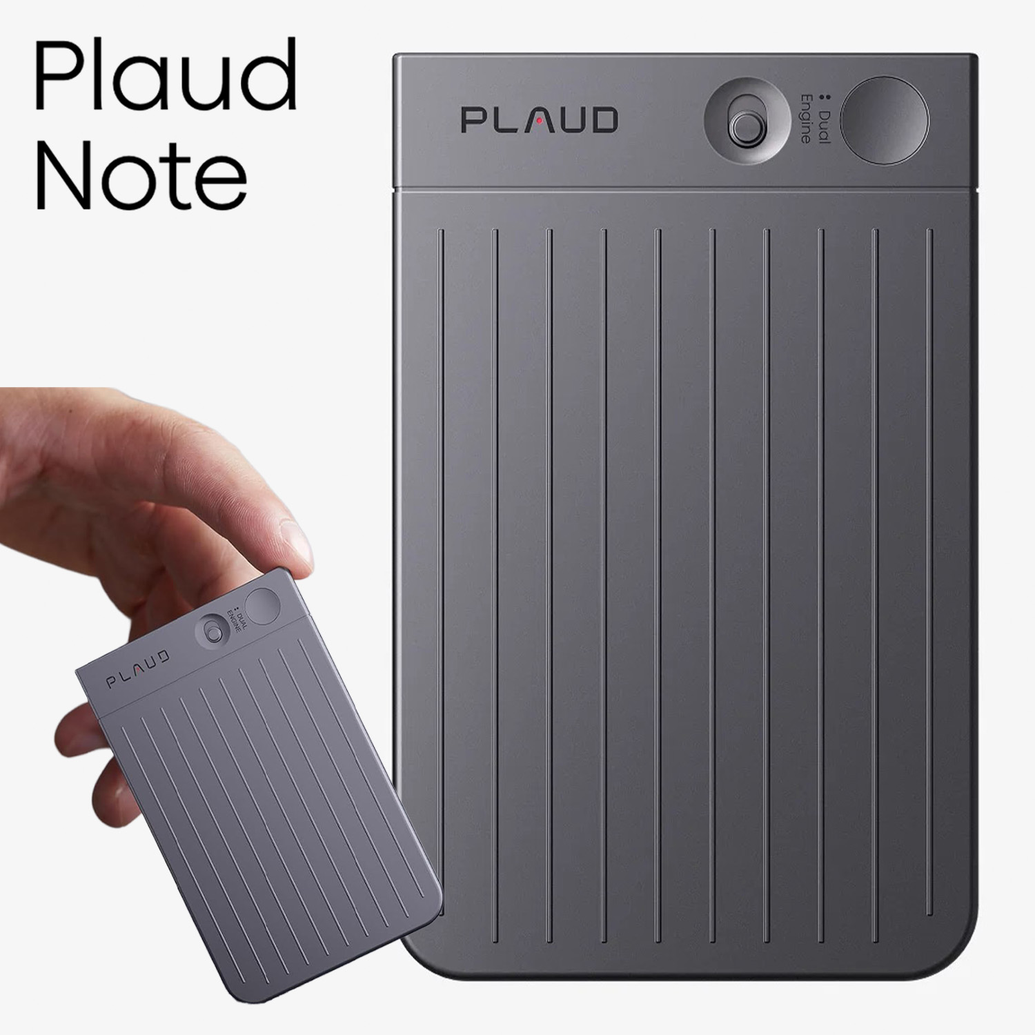 Plaud Note 人工知能学ボイスレコーダー 黒いこと ワンタッチ吹き込み 御目にかかる話し合い・オンライン話し合いに相応う 自動小銃文字記号起こし 多次元概要を述べる マルチモーダルインプット 専用容れもの属する NB-100 (06)