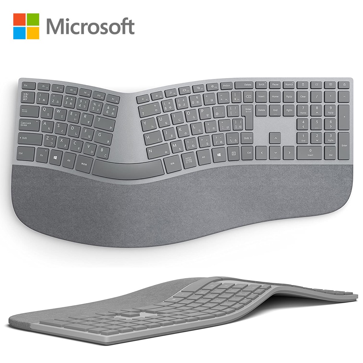 楽天市場 3ra Surface Ergonomic 無線キーボード 日本語キー配列 フルサイズ 人間工学 サーフェス Microsoft マイクロソフト 10 Apマーケット