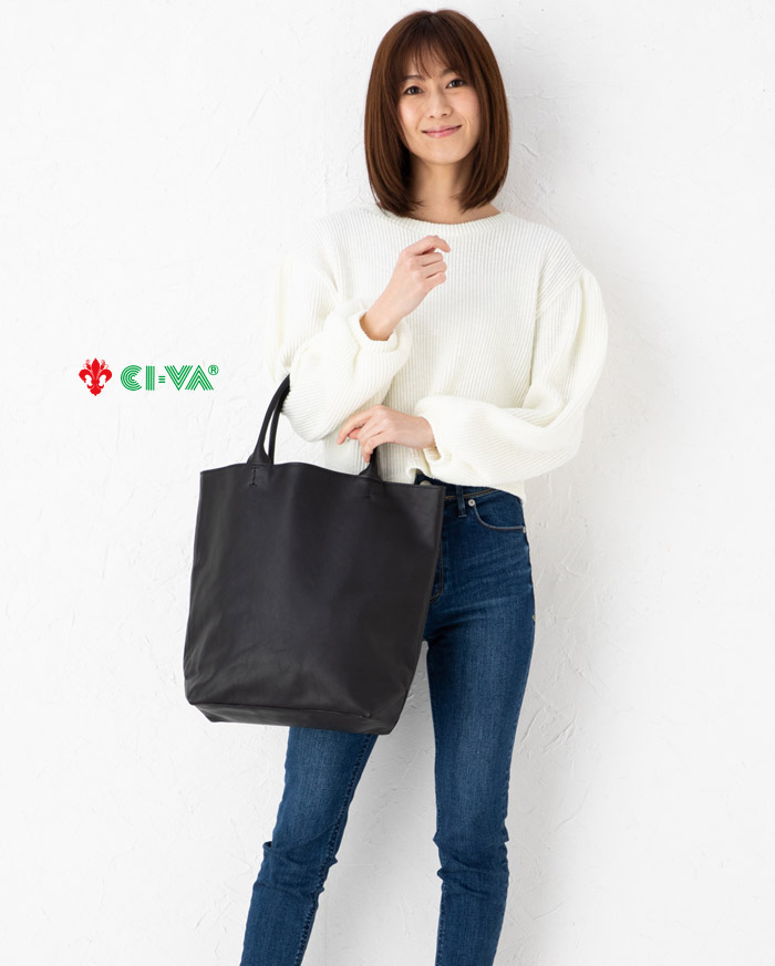 楽天市場】【セール 20%OFF】ポイント10倍 CI-VA チーバ ヌメ革トート