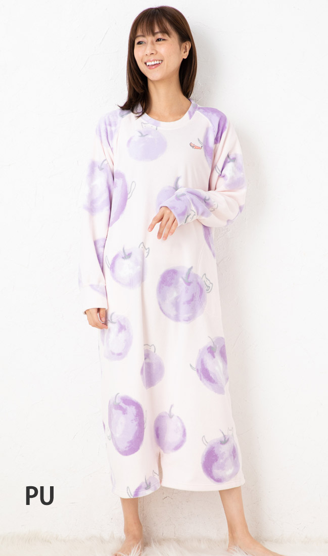 楽天市場 ワコール ツモリチサト パジャマ 部屋着 Tsumori Chisato Sleepマイクロフリースptネコリンゴワンピース Unr355 ツモリチサトスリープ ナイティ ア アポワ