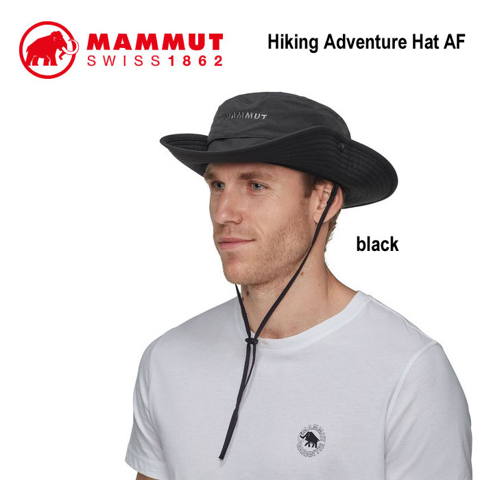 マムート 1191-02000 ハイキング アドベンチャー ハット アジアンフィット MAMMUT Hiking Adventure Hat AF Black 0001 , dark marsh 40284