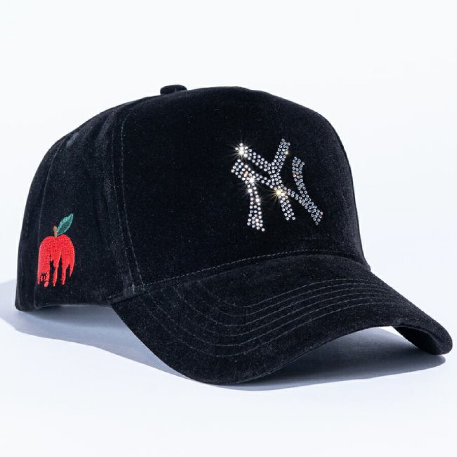 REFERENCE / リファレンス NY Velour Black Cap NY ニューヨーク ベロア キャップ Black ブラック｜APEX Tokyo-Bay