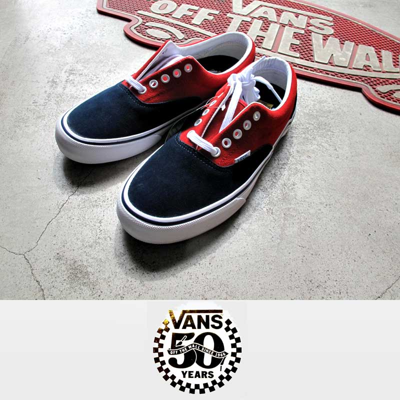 navy and red vans